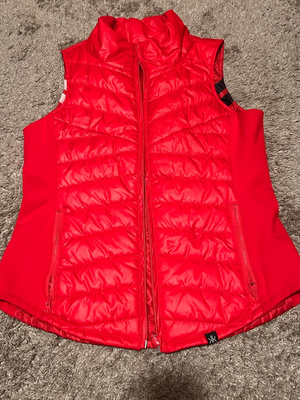 Krimson Klover Red Quilted Vest